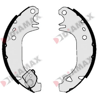 Jeu de mâchoires de frein DIAMAX N01019