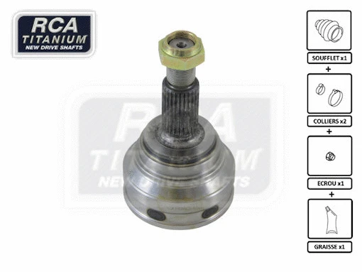 Jeu de joints, arbre de transmission RCA FRANCE AA02