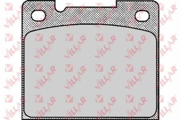 Kit de plaquettes de frein, frein à disque VILLAR 626.0438
