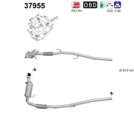 Catalyseur AS 37955
