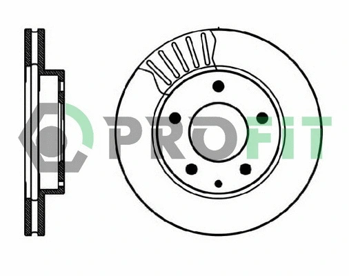 Disque de frein PROFIT 5010-0496