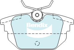 Kit de plaquettes de frein, frein à disque BENDIX-SEA DB2010 EURO+