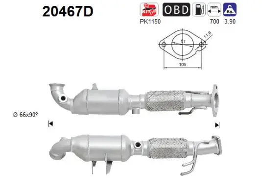 Catalyseur AS 20467D