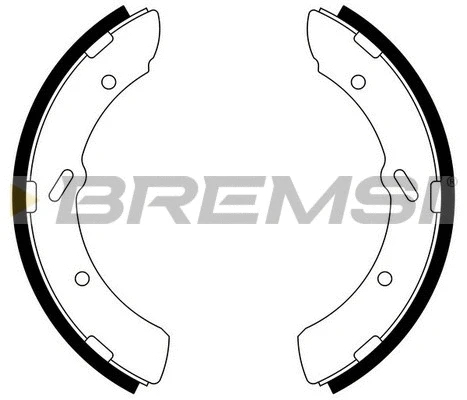 Jeu de mâchoires de frein BREMSI GF0829