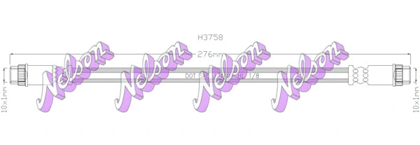 Flexible de frein KAWE H3758