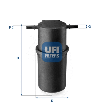 Filtre à carburant UFI 24.144.00
