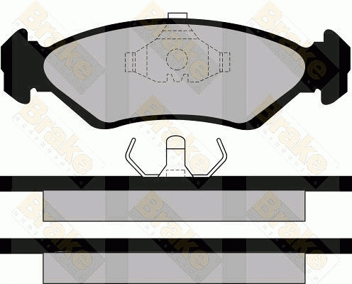 Kit de plaquettes de frein, frein à disque Brake ENGINEERING PA517
