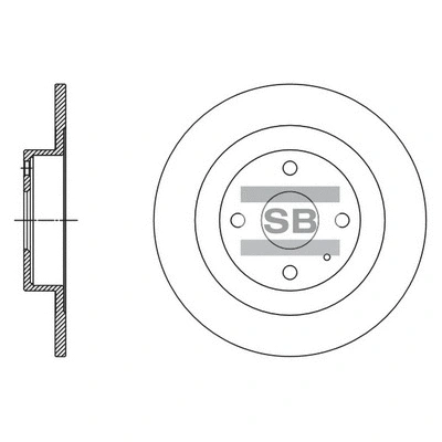 Disque de frein Hi-Q SD4415