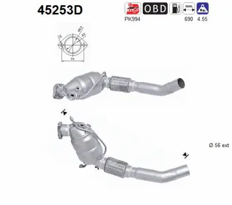 Catalyseur AS 45253D