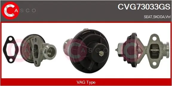 Vanne EGR CASCO CVG73033GS
