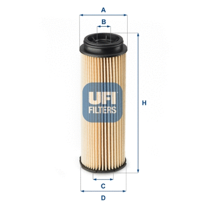 Filtre à huile UFI 25.252.00