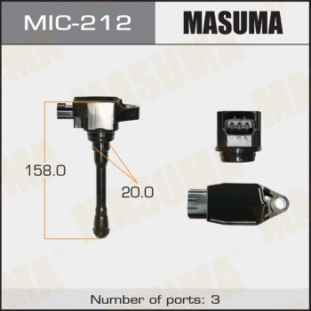 Bobine d'allumage MASUMA MIC-212
