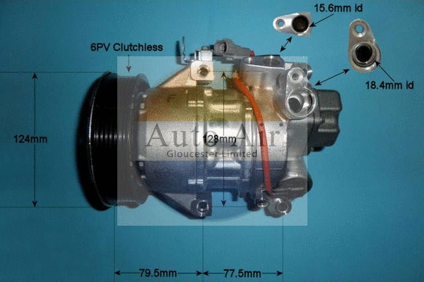 Compresseur, climatisation AUTO AIR GLOUCESTER 14-7472