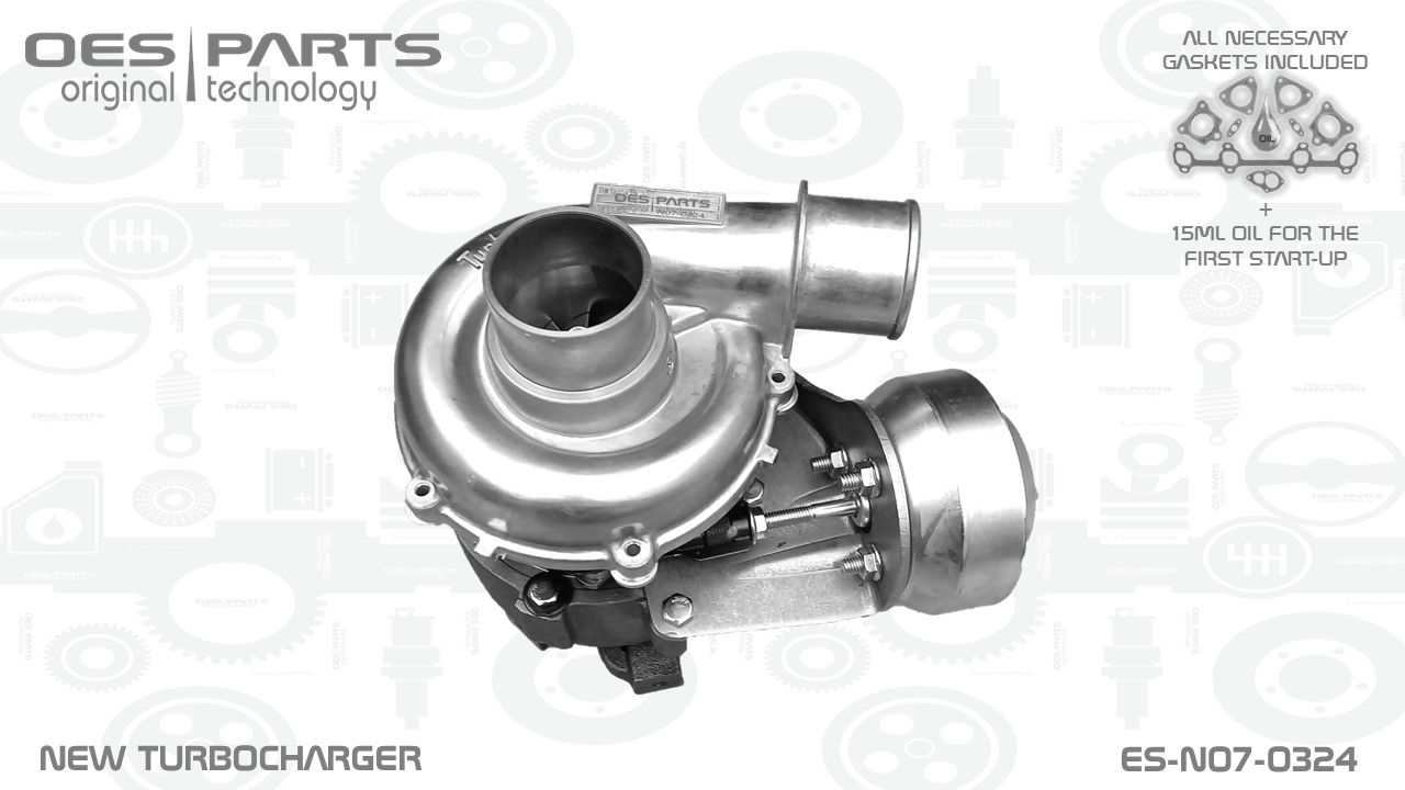 Turbocompresseur, suralimentation OES PARTS ES-N07-0324