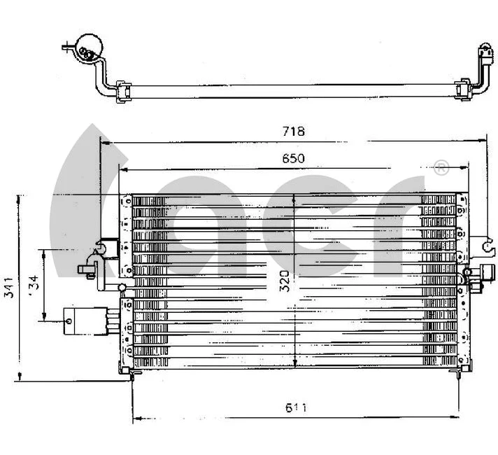Condenseur, climatisation ACR 300199