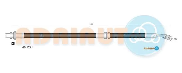 Flexible de frein ADRIAUTO 48.1221