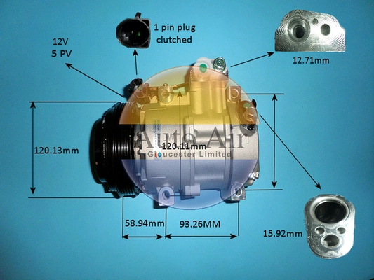 Compresseur, climatisation AUTO AIR GLOUCESTER 14-0210P