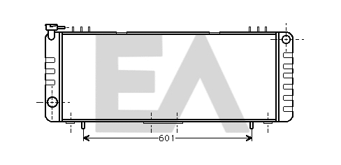 Radiateur, refroidissement du moteur EACLIMA 31R33001