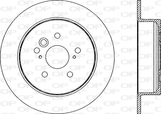Disque de frein OPEN PARTS BDR2313.10