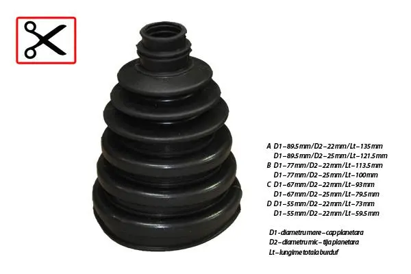 Joint-soufflet, arbre de commande ASAM AUTOMOTIVE 32218