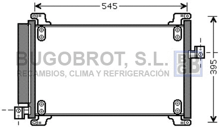 Condenseur, climatisation BUGOBROT 62-FT5327
