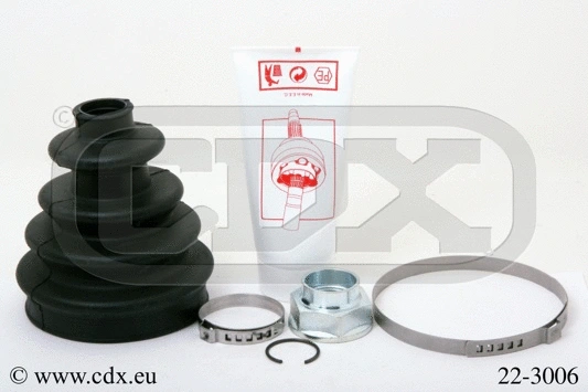 Jeu de joints-soufflets, arbre de commande CDX 22-3006