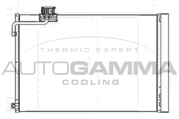 Condenseur, climatisation AUTOGAMMA 107660