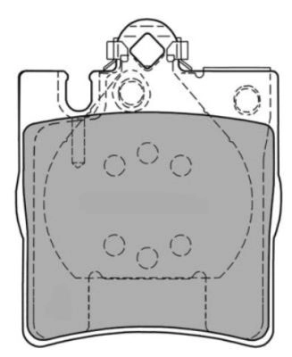 Kit de plaquettes de frein, frein à disque FREMAX FBP-1142