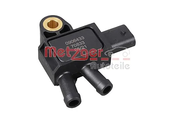 Capteur, pression des gaz échappement METZGER 0906433