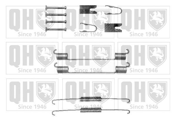 Kit d'accessoires, mâchoire de frein QUINTON HAZELL BFK428