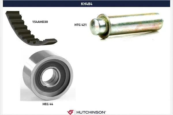 Kit de courroie crantée HUTCHINSON KH 484