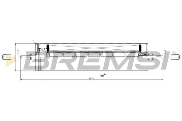 Filtre à carburant BREMSI FE2334