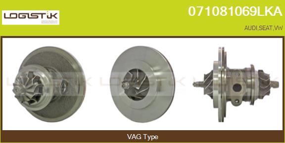 Groupe carter, turbocompresseur LGK 071081069LKA