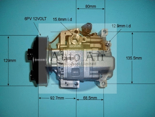 Compresseur, climatisation AUTO AIR GLOUCESTER 14-1134