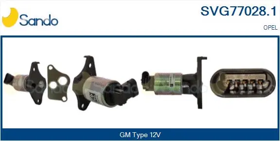 Vanne EGR SANDO SVG77028.1