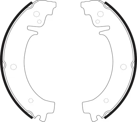 Jeu de mâchoires de frein SB BS40503
