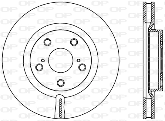 Disque de frein OPEN PARTS BDR2424.20