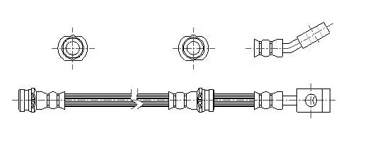 Flexible de frein Technika 49128