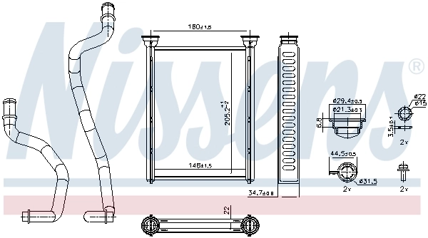 Système de chauffage NISSENS 707290
