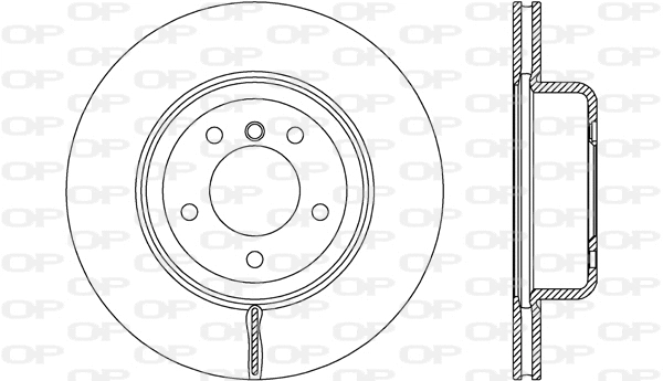 Disque de frein OPEN PARTS BDR2681.20