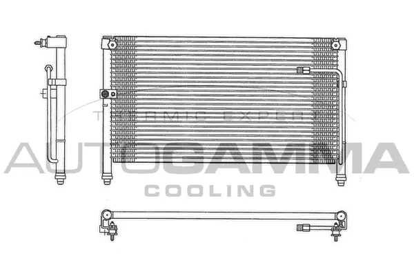 Condenseur, climatisation AUTOGAMMA 102676