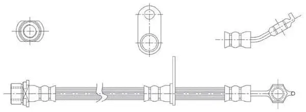 Flexible de frein Technika 43843