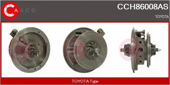 Groupe carter, turbocompresseur CASCO CCH86008AS