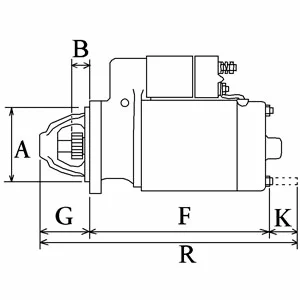 Démarreur HC-Cargo F 032 116 875