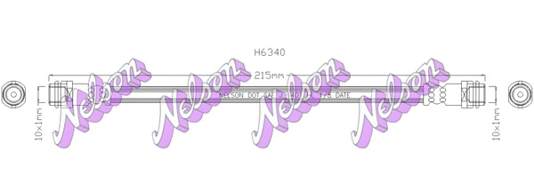 Flexible de frein KAWE H6340