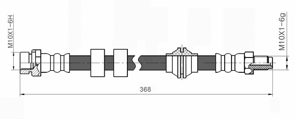 Flexible de frein National NBH6045