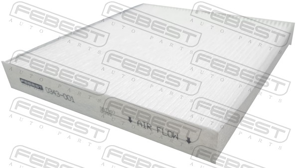 Filtre, air de l'habitacle FEBEST 0343-001