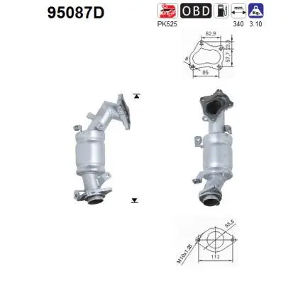 Catalyseur AS 95087D