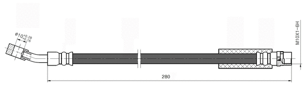 Flexible de frein National NBH6048