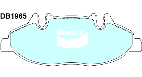 Kit de plaquettes de frein, frein à disque BENDIX-SEA DB1965 EURO+